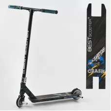 Самокат трюковый Best Scooter Crash с пегами и диском 110мм