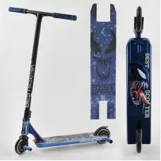 Трюковый самокат Best Scooter Simbiote 44374 с алюминиевой декой