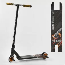 Самокат трюковый Best Scooter Crash с пегами и колесами 110мм