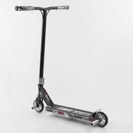Самокат трюковый Best Scooter BS-77101 с пегами и алюминиевой декой