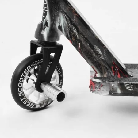 Самокат трюковый Best Scooter BS-77101 с пегами и алюминиевой декой