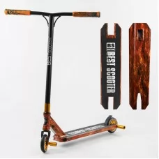 Трюковый самокат Best Scooter BS-77225 с пегами и алюминиевой декой