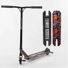 Самокат трюковый Best Scooter BS-77350 с пегами и алюминиевой декой