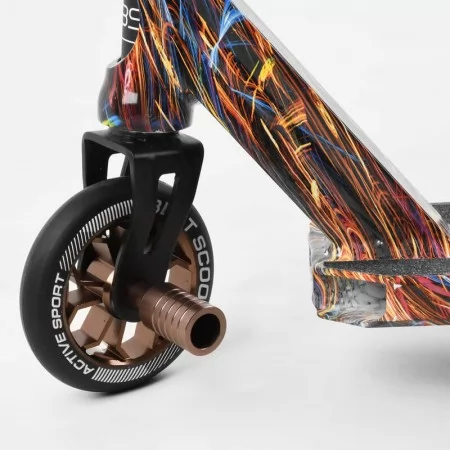 Самокат трюковий Best Scooter BS-77350 з пегами та алюмінієвою декою Самокат трюковий Best Scooter BS-77350 з пегами та алюмінієвою декою