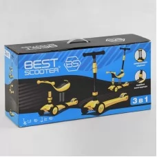 Самокат 3в1 Best Scooter BS-23180 зі світлом і сидінням Самокат 3в1 Best Scooter BS-23180 зі світлом і сидінням