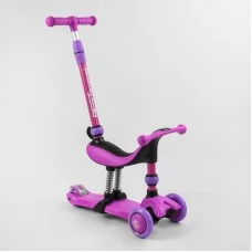 Самокат дитячий 3в1 триколісний Best Scooter зі світлом і сидінням Самокат дитячий 3в1 триколісний Best Scooter зі світлом і сидінням