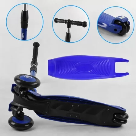 Самокат детский 3в1 Best Scooter BS-27018 со светом Самокат детский 3в1 Best Scooter BS-27018 со светом