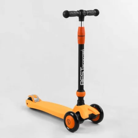 Самокат детский трехколесный Best Scooter со светом и сидением Самокат детский трехколесный Best Scooter со светом и сидением