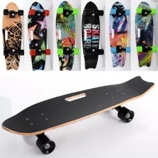 Скейтборд Profi MS 3390 деревянная дека алюминиевая подвеска