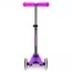 Триколісний самокат Micro Mini Deluxe Glow LED світний рожевий MMD217