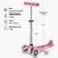 Триколісний самокат Micro Mini Deluxe Glow LED світний рожевий MMD217