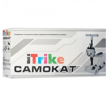 Самокат дитячий iTrike JR 3-026-K 5 в 1 з підсвічуванням