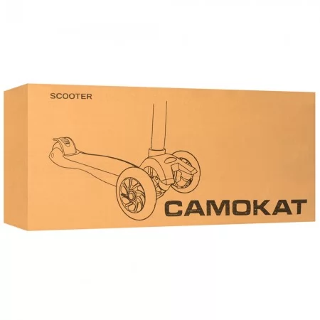 Детский самокат iTrike JR 3-026-P 5в1 розовый со светом колес