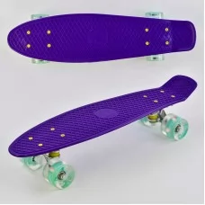 Пенни борд Best Board 0660 фиолетовый со светом 55см Пенни борд Best Board 0660 фиолетовый со светом 55см