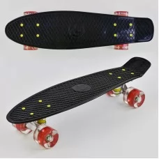 Пенни борд Best Board 0990 черный со светом 55см Пенни борд Best Board 0990 черный со светом 55см