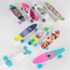 Пенни борд Best Board S 29661 со светящимися колёсами 55 см Пенни борд Best Board S 29661 со светящимися колёсами 55 см