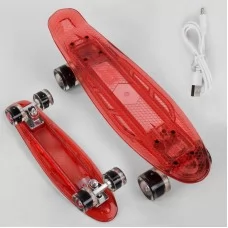 Пенни борд Best Board S-30966 со светом и USB зарядкой