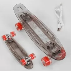 Пенни борд Best Board S-40133 со светом и USB зарядкой