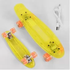 Пенни борд Best Board S-50244 со светом и USB зарядкой