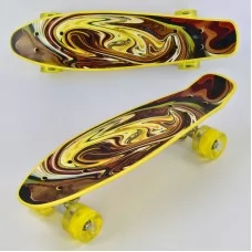 Скейтборд Best Board 55см светящиеся колёса PU для детей