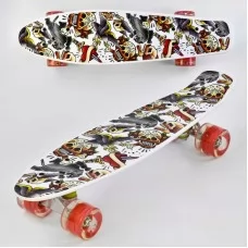 Скейтборд Best Board 14209, 55см, светящиеся колёса PU Скейтборд Best Board 14209, 55см, светящиеся колёса PU