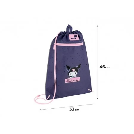 Сумка для взуття Kite Kuromi, 1 відділення HK26-601M-9
