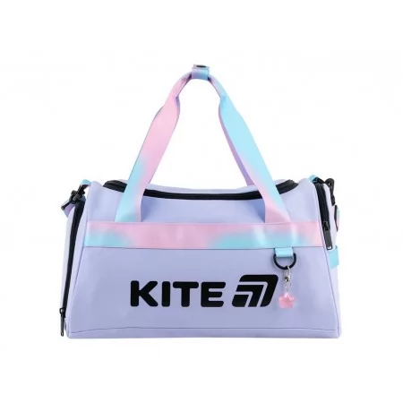 Сумка спортивная школьная Shine On K26-2505-1, 20x41x24 см, отделение для обуви, Kite
