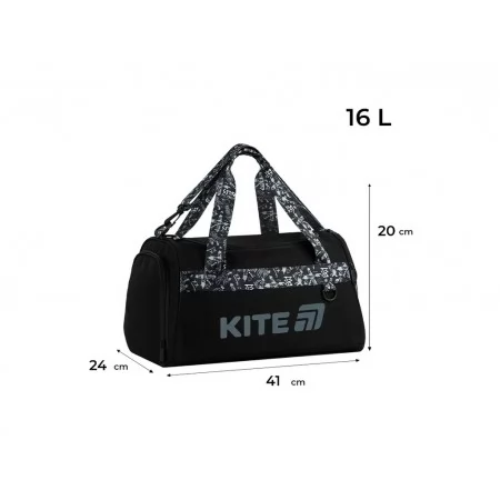 Сумка спортивна з відділенням для взуття Kite No Rules K26-2505-2