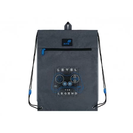 Сумка для обуви Level UP, 46×33 см, со шнурками и карманом, Kite K26-601M-15