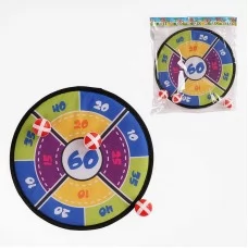 Дартс на липучках BabyToys 66328-5 с 3 мячиками Дартс на липучках BabyToys 66328-5 с 3 мячиками