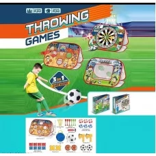 Спортивний набір BabyToys футбольний з м'ячем і дартсом для дітей