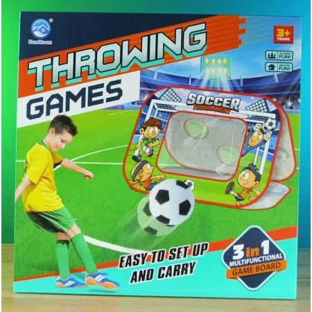 Спортивний набір BabyToys футбольний з м'ячем і дартсом для дітей