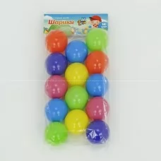  Шарики малі "60 мм" 16028 в пакеті 14 шт. "M Toys"