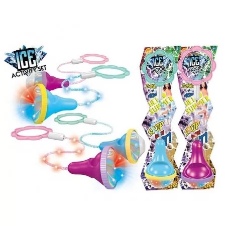 Скакалка на ногу BabyToys SA 1002 с подсветкой мультиколор