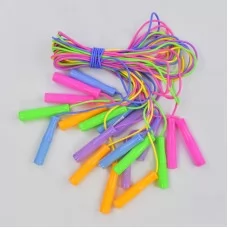 Скакалка цветная BabyToys С 34147, 250 см, набор 10 шт