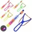 Игрушечная рогатка-вертушка BabyToys со светом, 12 см, микс цветов