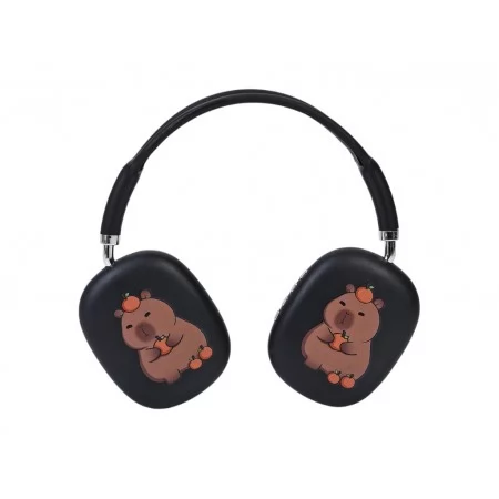 Наушники беспроводные Bluetooth MZ-009, с ушками капибары, аккумулятор, USB-зарядка, 6 цветов Наушники беспроводные Bluetooth MZ-009, с ушками капибары, аккумулятор, USB-зарядка, 6 цветов