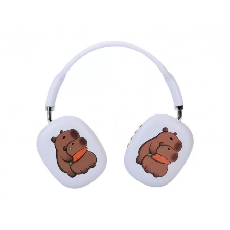 Наушники беспроводные Bluetooth MZ-009, с ушками капибары, аккумулятор, USB-зарядка, 6 цветов Наушники беспроводные Bluetooth MZ-009, с ушками капибары, аккумулятор, USB-зарядка, 6 цветов