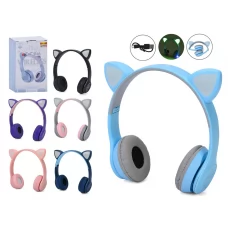 Беспроводные наушники с ушками, Bluetooth, TF и USB-зарядкой, 6 цветов