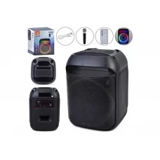 Акустическая колонка SMT 0002, 8 дюймов, Bluetooth, подсветка, микрофон, TFслот, USBзарядное, FM