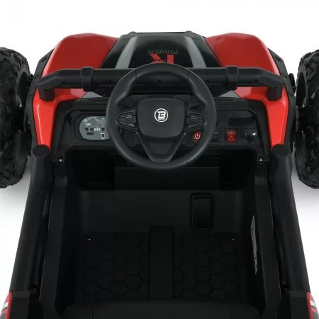 Детский электромобиль Багги Polaris RZR Bambi Racer M 6073EBLR-3 красный, 4 мотора по 35W, EVA, экокожа, MP3, USB, Bluetooth Детский электромобиль Багги Polaris RZR Bambi Racer M 6073EBLR-3 красный, 4 мотора по 35W, EVA, экокожа, MP3, USB, Bluetooth