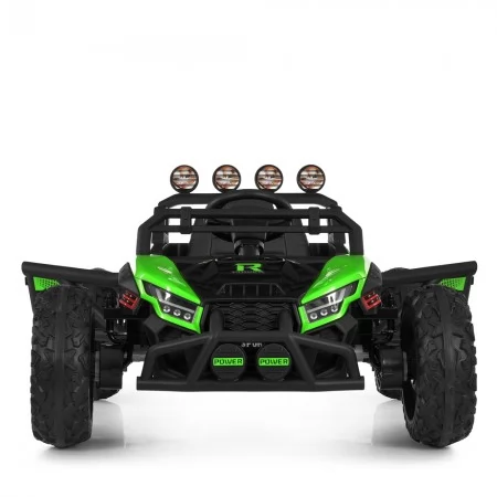 Дитячий електромобіль Багги Polaris RZR Bambi Racer M 6073EBLR-5 зелений, 4 мотори по 35W, EVA, екошкіра, MP3, USB, Bluetooth Дитячий електромобіль Багги Polaris RZR Bambi Racer M 6073EBLR-5 зелений, 4 мотори по 35W, EVA, екошкіра, MP3, USB, Bluetooth