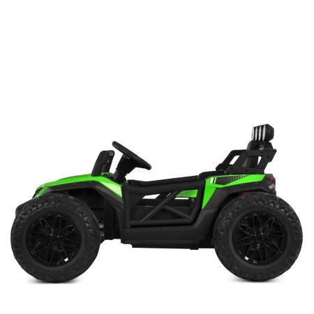 Дитячий електромобіль Багги Polaris RZR Bambi Racer M 6073EBLR-5 зелений, 4 мотори по 35W, EVA, екошкіра, MP3, USB, Bluetooth Дитячий електромобіль Багги Polaris RZR Bambi Racer M 6073EBLR-5 зелений, 4 мотори по 35W, EVA, екошкіра, MP3, USB, Bluetooth