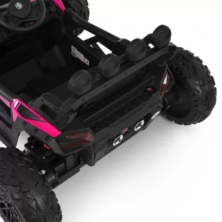 Детский электромобиль Багги Polaris RZR Bambi Racer M 6073EBLR-8 розовый, 4 мотора по 35W, EVA, экокожа, MP3, USB, Bluetooth Детский электромобиль Багги Polaris RZR Bambi Racer M 6073EBLR-8 розовый, 4 мотора по 35W, EVA, экокожа, MP3, USB, Bluetooth