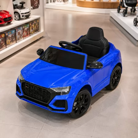 Дитячий електромобіль Audi M 4569EBLRS-4 синій, 2 мотори по 35W, EVA, екошкіра, MP3, USB, Bluetooth Дитячий електромобіль Audi M 4569EBLRS-4 синій, 2 мотори по 35W, EVA, екошкіра, MP3, USB, Bluetooth