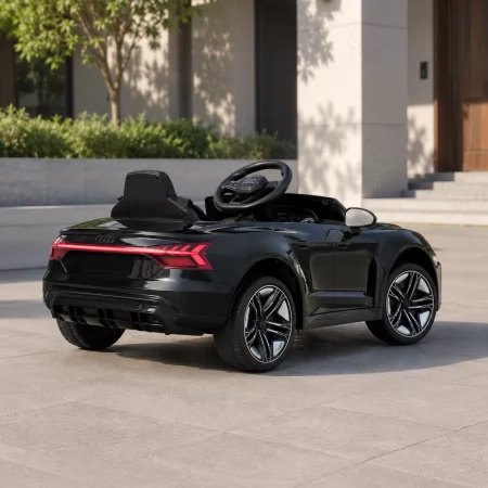 Дитячий електромобіль Audi RS e-tron GT M 4938EBLR-2 чорний, 2 мотори по 30W, EVA, шкіра, MP3, USB, Bluetooth Дитячий електромобіль Audi RS e-tron GT M 4938EBLR-2 чорний, 2 мотори по 30W, EVA, шкіра, MP3, USB, Bluetooth