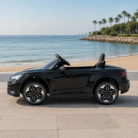 Дитячий електромобіль Audi RS e-tron GT M 4938EBLR-2 чорний, 2 мотори по 30W, EVA, шкіра, MP3, USB, Bluetooth Дитячий електромобіль Audi RS e-tron GT M 4938EBLR-2 чорний, 2 мотори по 30W, EVA, шкіра, MP3, USB, Bluetooth