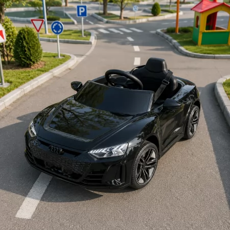 Дитячий електромобіль Audi RS e-tron GT M 4938EBLR-2 чорний, 2 мотори по 30W, EVA, шкіра, MP3, USB, Bluetooth Дитячий електромобіль Audi RS e-tron GT M 4938EBLR-2 чорний, 2 мотори по 30W, EVA, шкіра, MP3, USB, Bluetooth