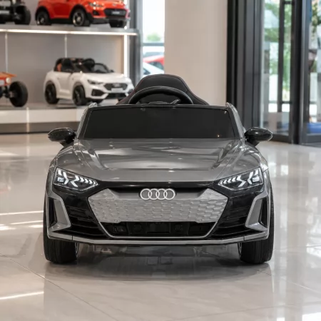 Детский электромобиль Audi RS e-tron GT M 6268EBLRS-11, 2 мотора по 35W, EVA, экокожа, Bluetooth, серый