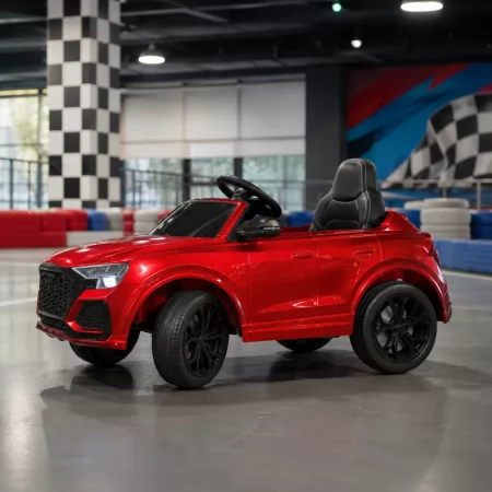 Детский электромобиль Audi RS Q8 M 4569EBLRS-3 красный автопокраска, 2 мотора по 35W, EVA, кожа, MP3, USB, Bluetooth